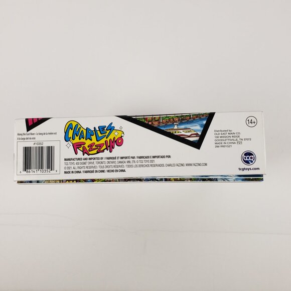 Puzzle 1000 pc Along The East River Charles Fazzino 27x19 TCG Toys 3D Pop Art - Picture 9 of 14